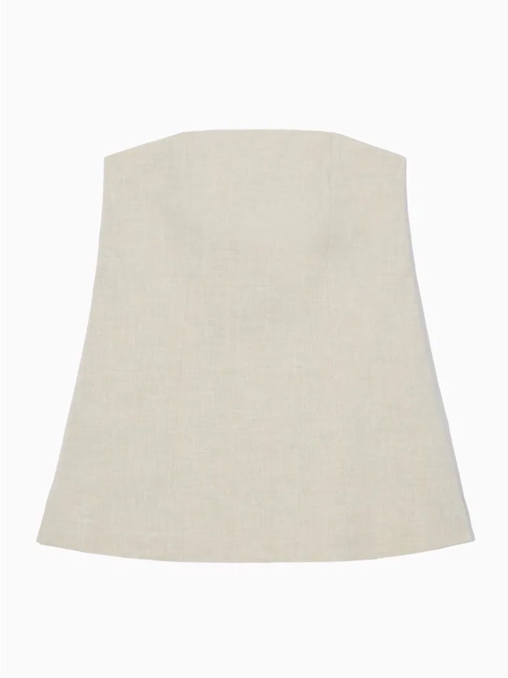 COS Linen Strapless Top - Picture 3 of 7